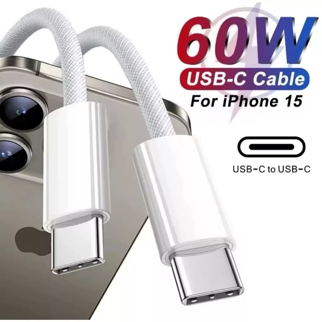 Cabo de iPhone 60W PD USB C cabo tipo c original para iPhone ipad Android