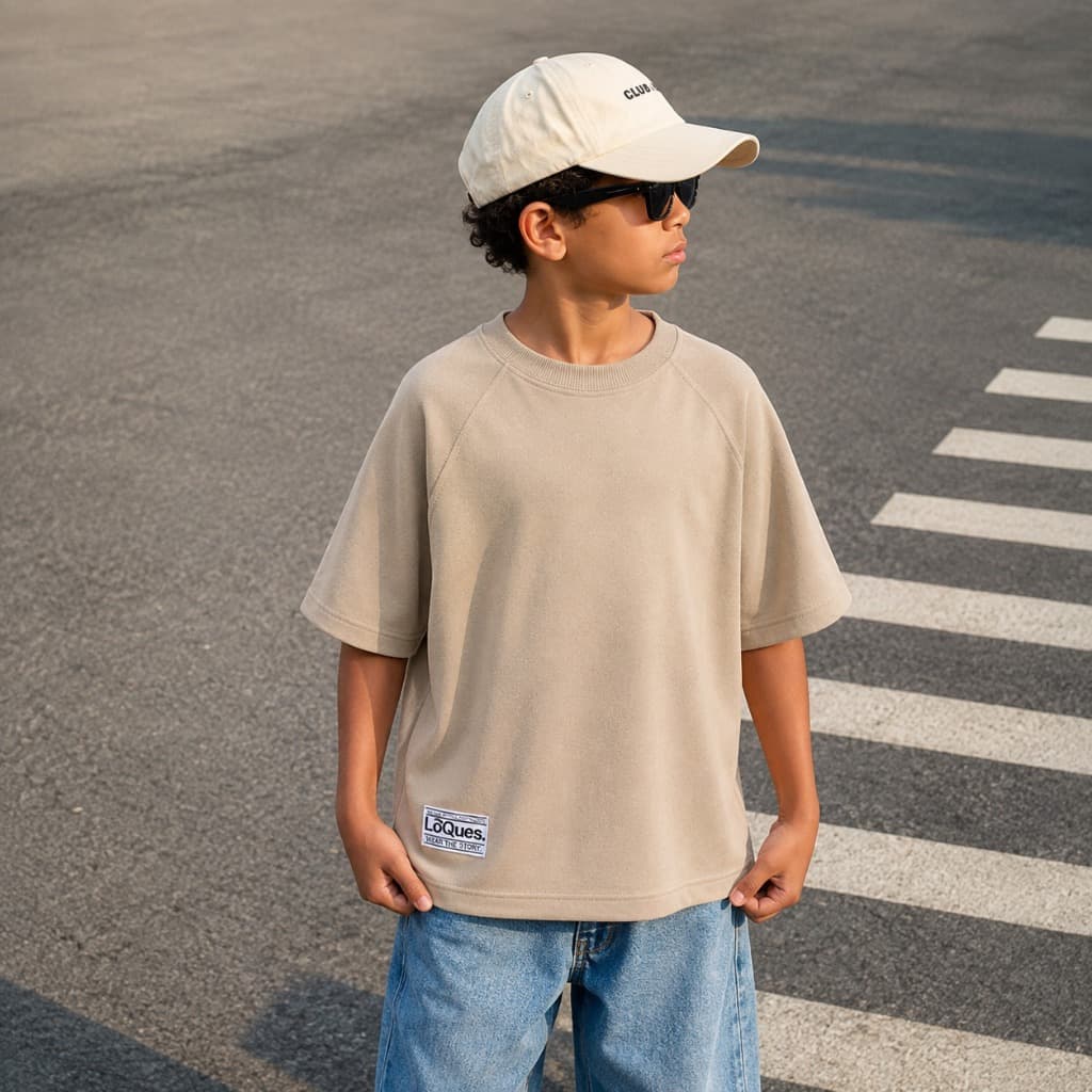 Camiseta Oversized Menino Infantil Juvenil Verão  Suedine Algodão