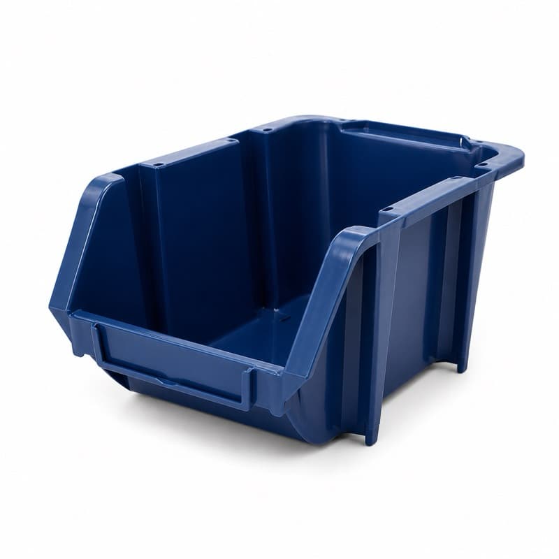 Kit 20 Caixa Bin N3 Organizadora  Gaveteiro Plástico Azul Empilhável Para Parafusos Ferramentas Azul
