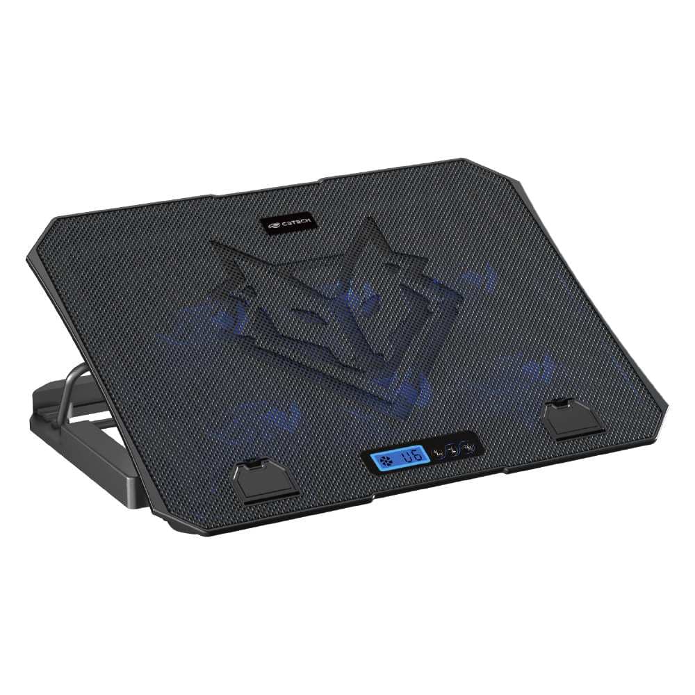 Base para Notebook C3Tech Gaming NBC-70BK, até 15,6", Com 6 Coolers, LED, Controle Digital, USB