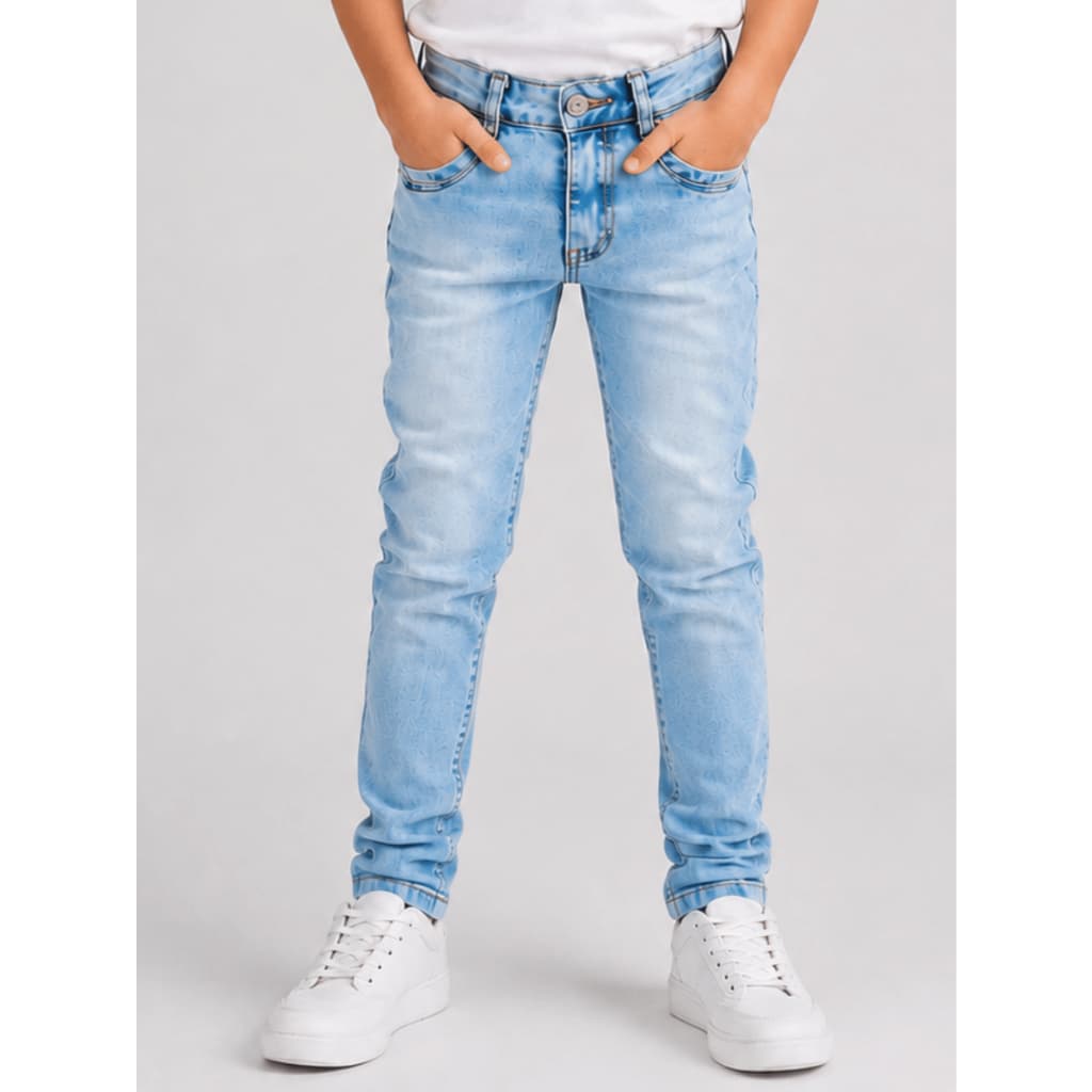 Calça Jeans Clara Infantil Menino Regulagem Cós