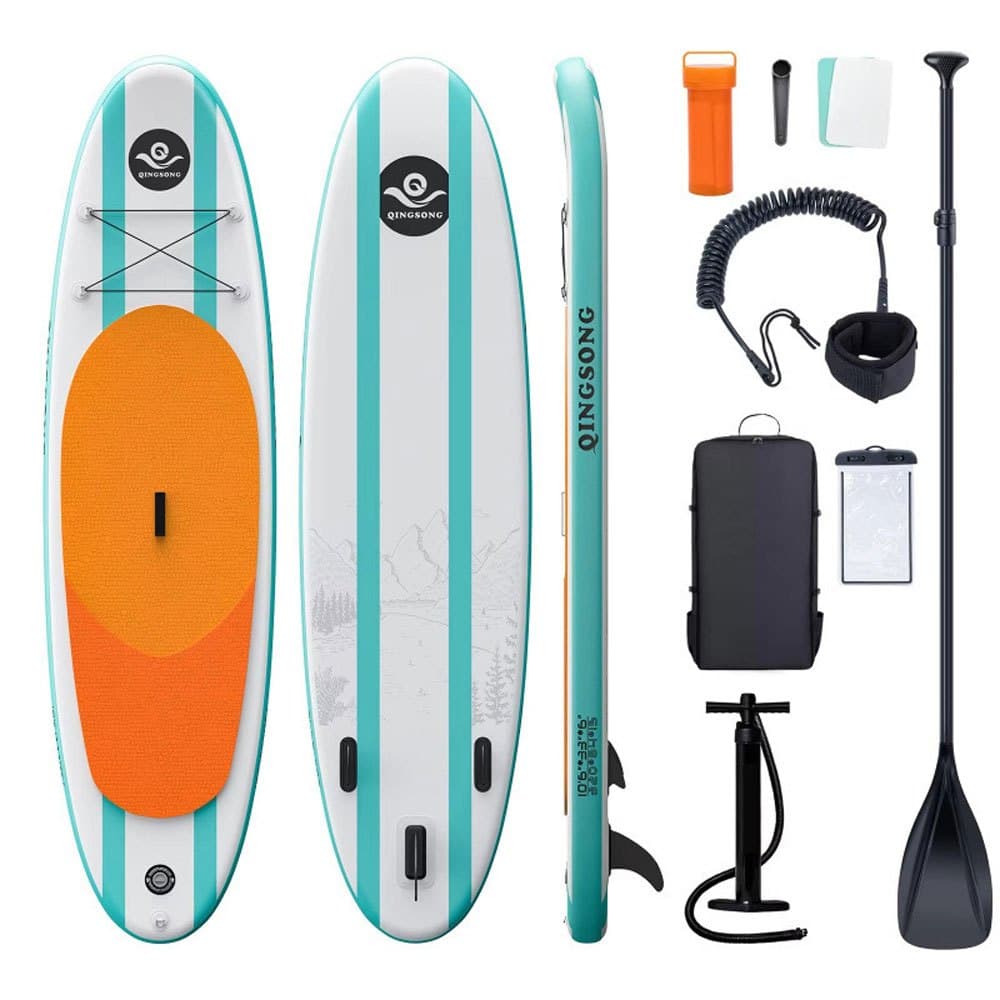 Prancha Stand Up Paddle Inflável 320*83*15cm Kit Completo Remo Bomba Mochila Praia Lagoa Lazer Aventura