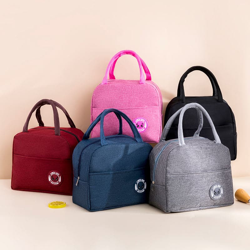 Bolsa Térmica Impermeável para Marmita - Lancheira Grande de Mão para Trabalho, Escola e Passeio