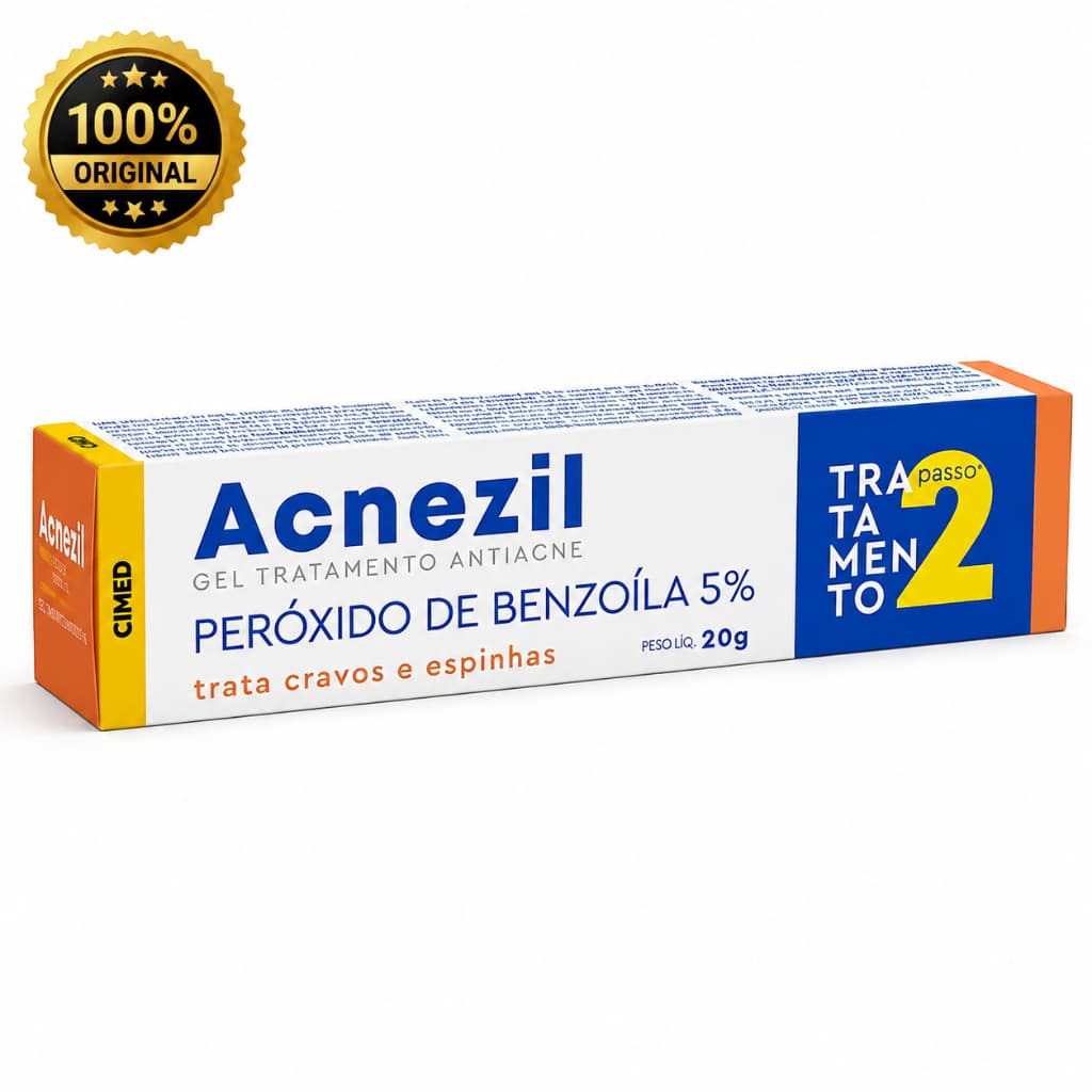 Acnezil Gel Tratamento da Acne Cravos e Espinhas 20g - Cimed