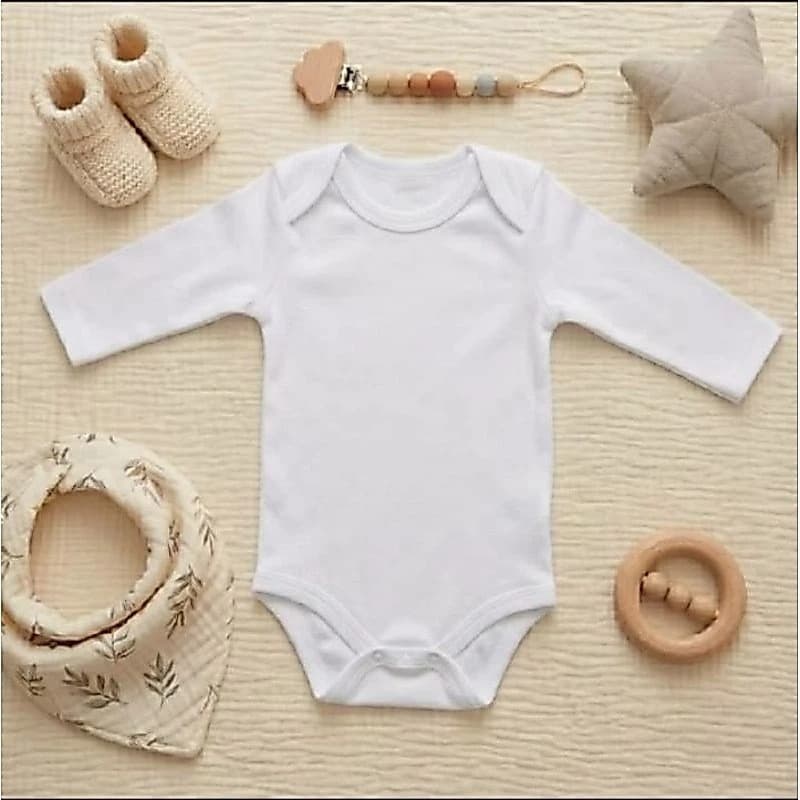 Body Bebê Manga Longa 100% algodão Infantil Diversas Cores Menino Menina