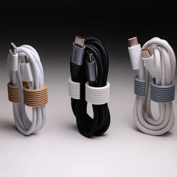 Organizador de Cabos Reutilizável  | Porta Cabos para Carregadores, USB, USB-C e Fones de Ouvido