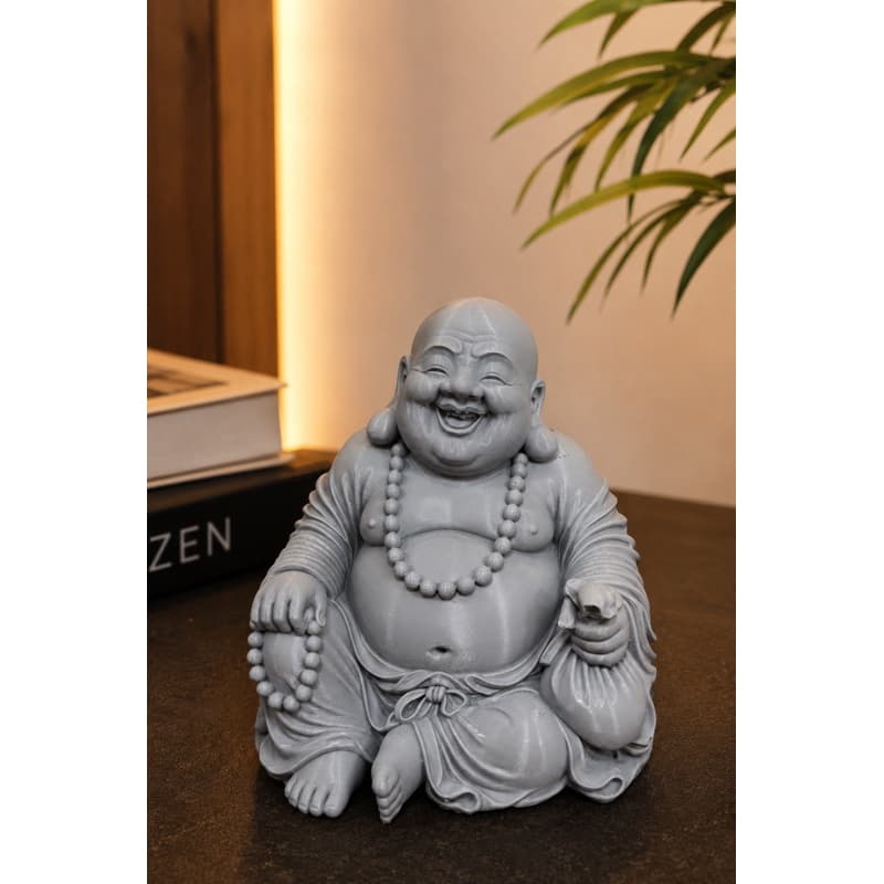 Buda Decorativo Minimalista Escultura Zen 3D Estilo Budista Sala Escritório Meditação Presente