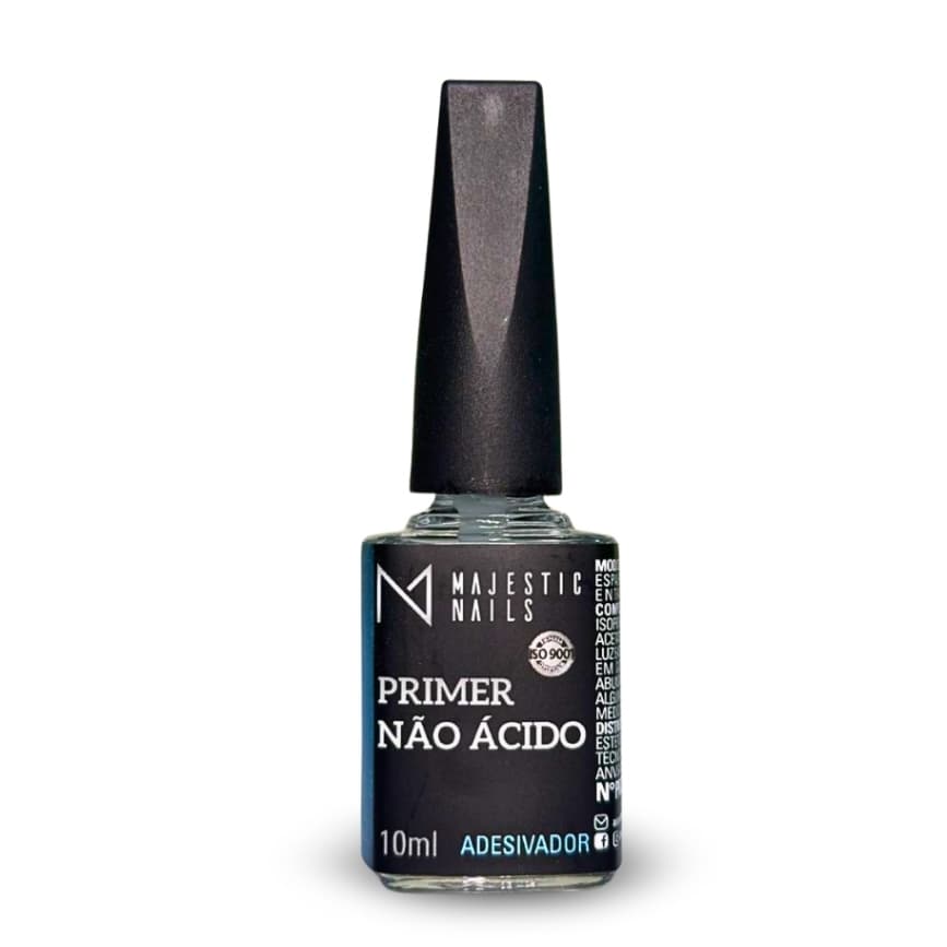 PRIMER NÃO ÁCIDO (Adesivador: efeito dupla face) 10ml Alongamento Majestic Nails