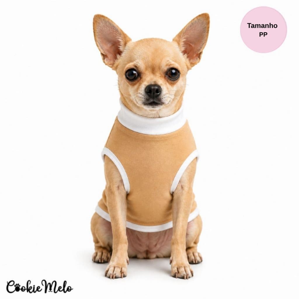 Roupa Pet Para Filhote Gato Cachorro Pequeno PP Com Suporte Para Guia Quentinha Para Frio