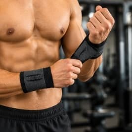 Proteção Para Punho Impofit Premium 2 Peças Alta Compressão Esportiva Academia Crossfit Uso Diário