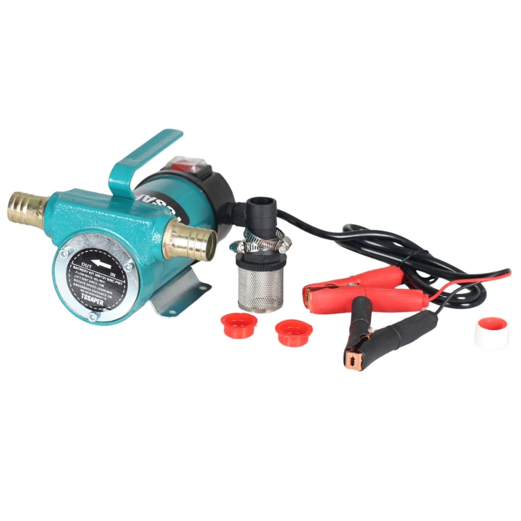 Bomba Abastecimento Diesel Querosene Biodiesel 12v Transferência Óleo 45l/min