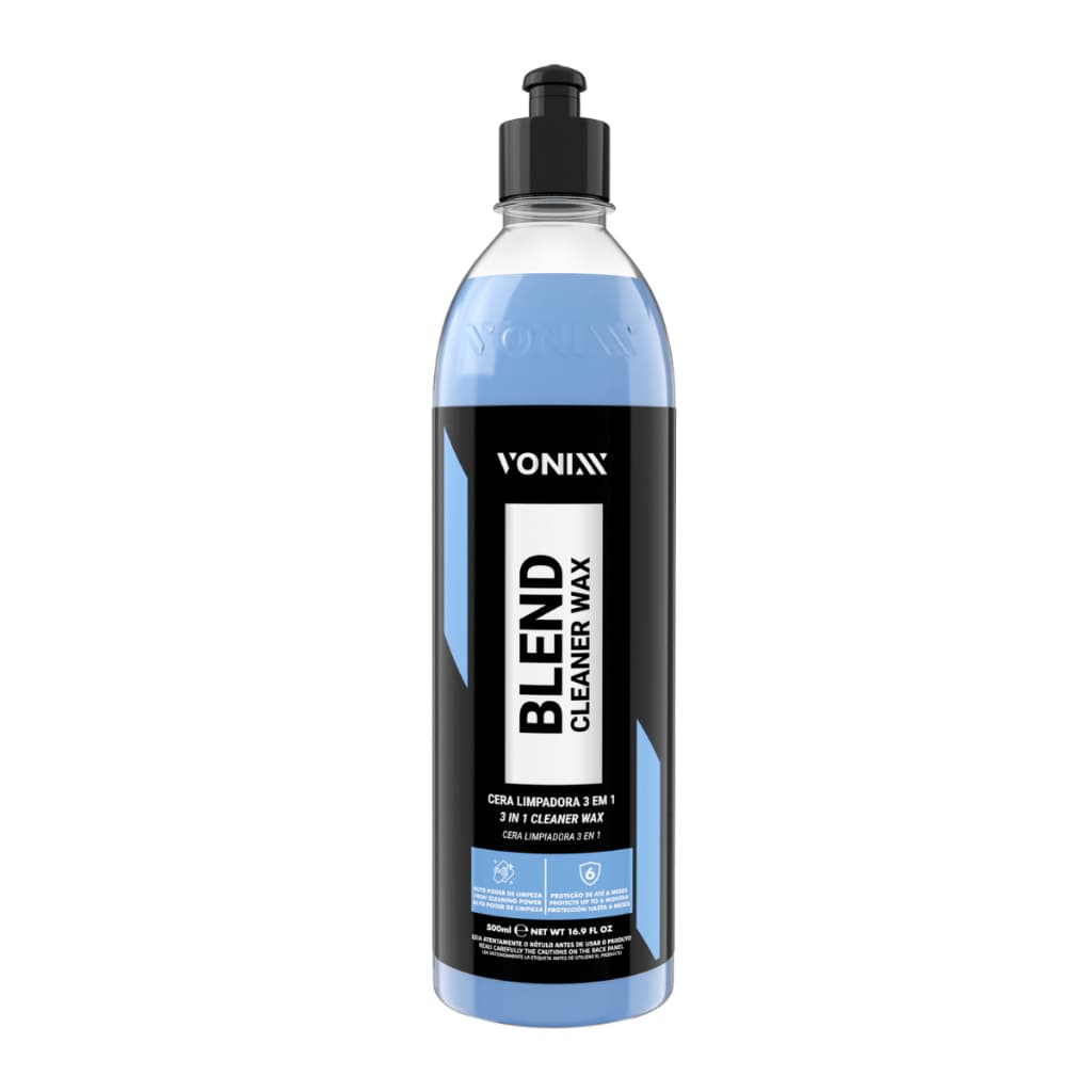 Cera Automotiva Líquida Vonixx Blend Cleaner Wax 3 em 1 Carnaúba 500ml
