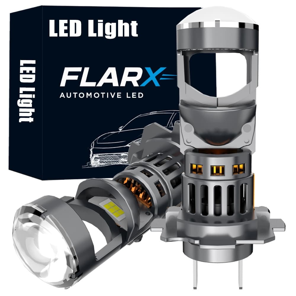 Kit Ultra Super Led Lampada Farol Carro Mini Projetor H4 H7 H8 H11 9005 HB3 9006 HB4 40000LM Canbus
