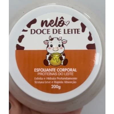 Esfoliante Corporal Nelô Puro Leite/Doce de leite