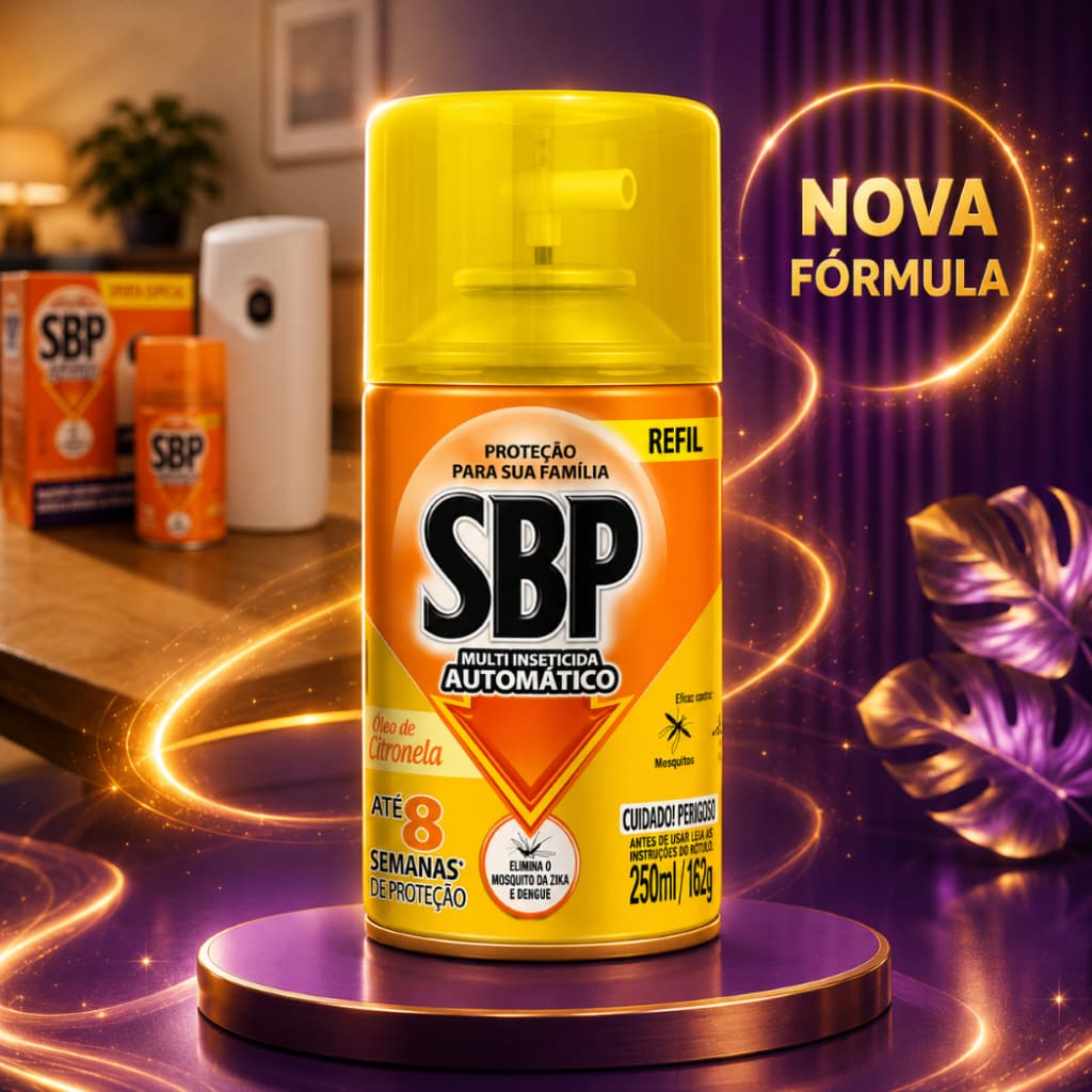 Refil Sbp Spray Automatico Citronela Repelente 250ml