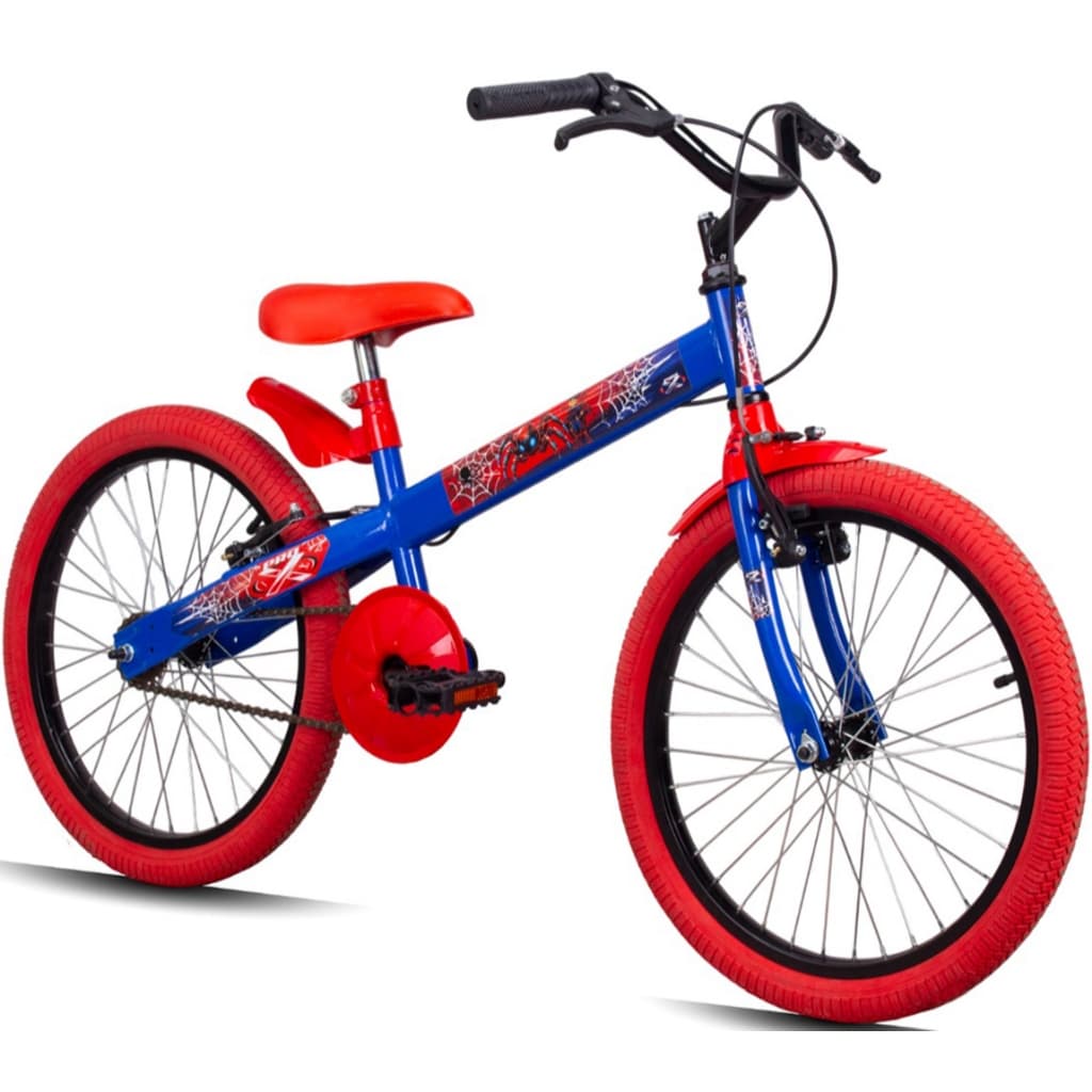 Bicicleta aro 20 Herói infantil Aranha Bat Homem Menino 6, 7, 8 Anos Huck Minecraft Pro-x Heroes