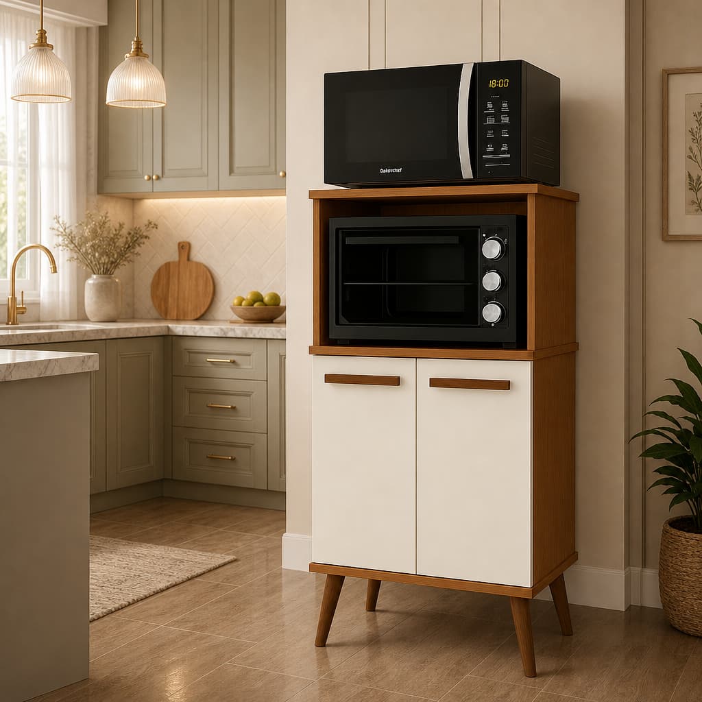 O Queridinho Da Shopee Paneleiro Torre Quente Cozinha Lisboa Para Micro-ondas e Forno 2 Portas Multiuso Resistente