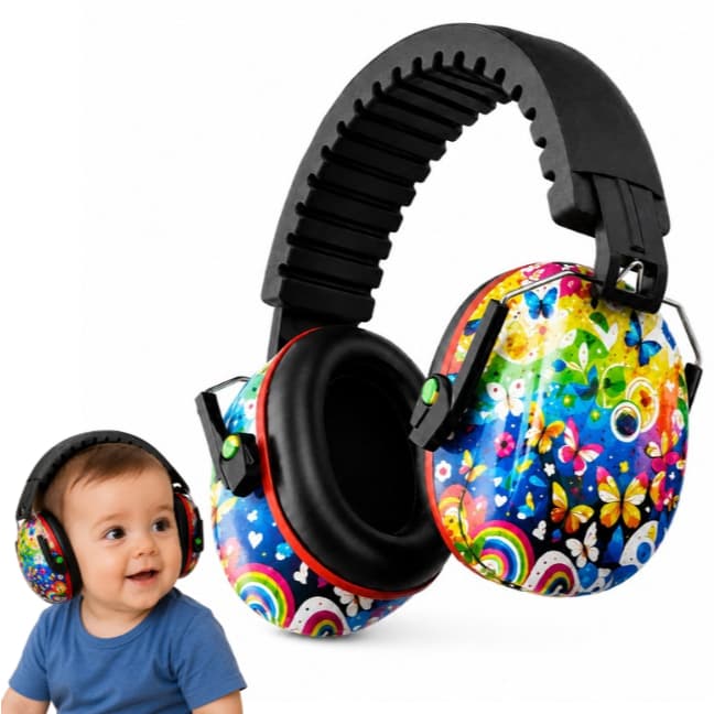 Protetor Auricular Autismo Bebê 3 à 36 Meses Abafador Sensorial Infantil Anti Ruído