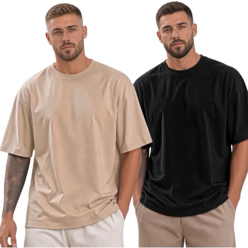 Camiseta Oversized Premium Masculina Over Lisa Estilosa