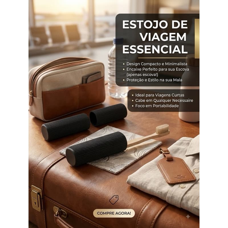 Porta escova de dente para Viagem