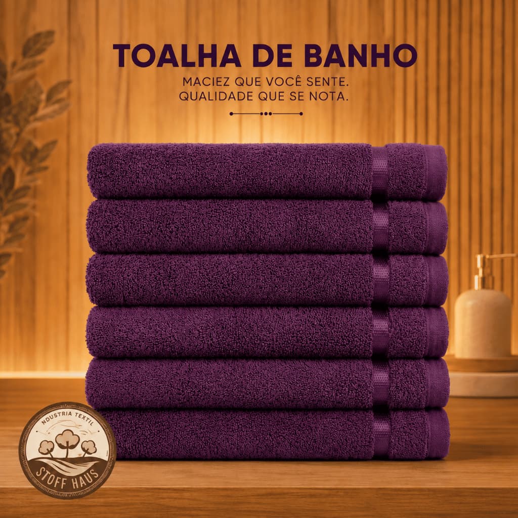 Kit 05/04 e 02 Toalhas de Banho Sortidas Gigantes Banhão Algodão Grossas Felpudas Toalhas Premium