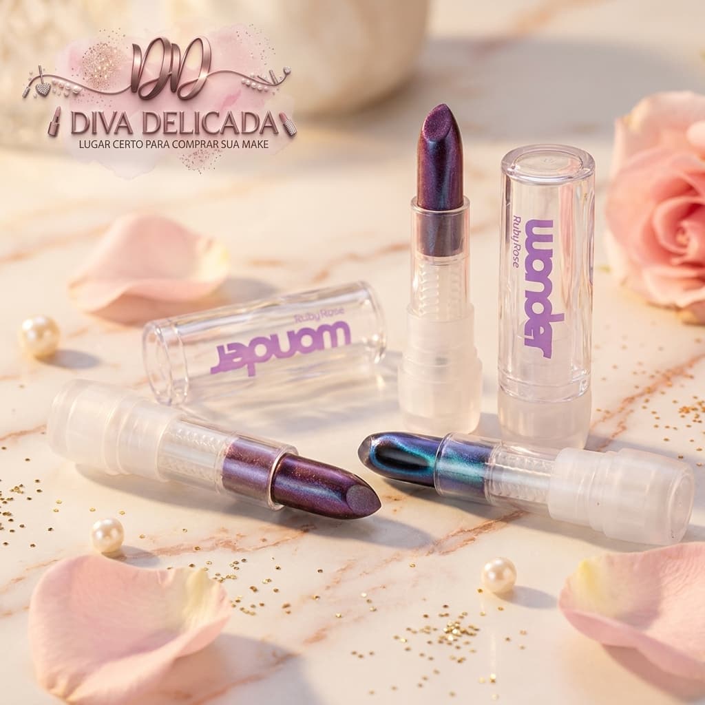 Lançamento Balm labial Magico Aura Wonder By Ruby Rose - Muda De Cor / Hidratante