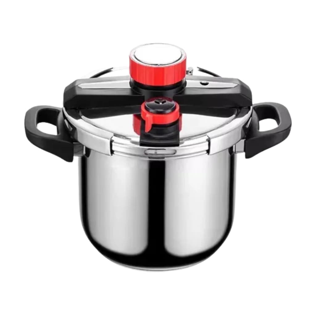 Panela de Pressão Inox Turbo Safe 7L 3 Níveis de Segurança