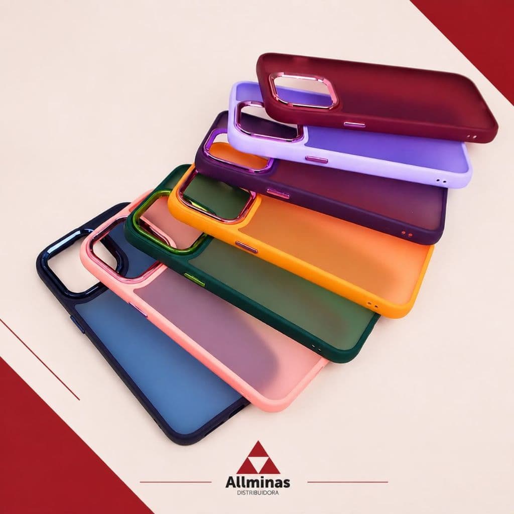 Capa Space II Acrilico Fosca Redmi Note 12 4G - Borda Toque Siliconada Case Premium