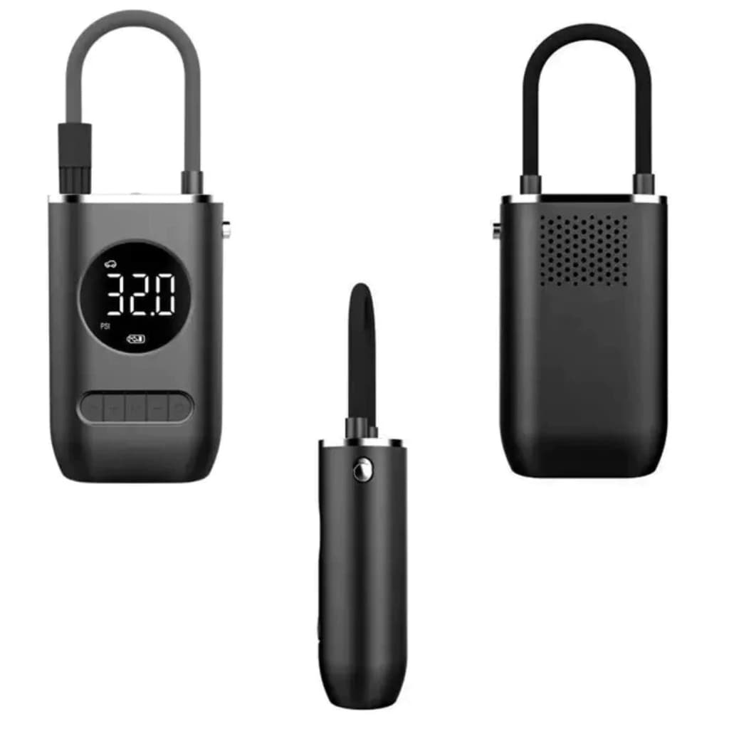 Mini Compressor De Ar Portátil Digital Calibrador Pneu Usb 150 PSI