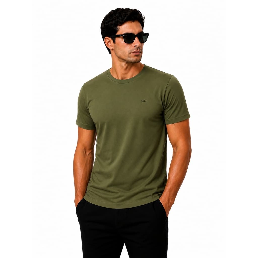 Camiseta Ogochi Original Masculina Slim Fit Premium | 10 Cores | Conforto e Estilo