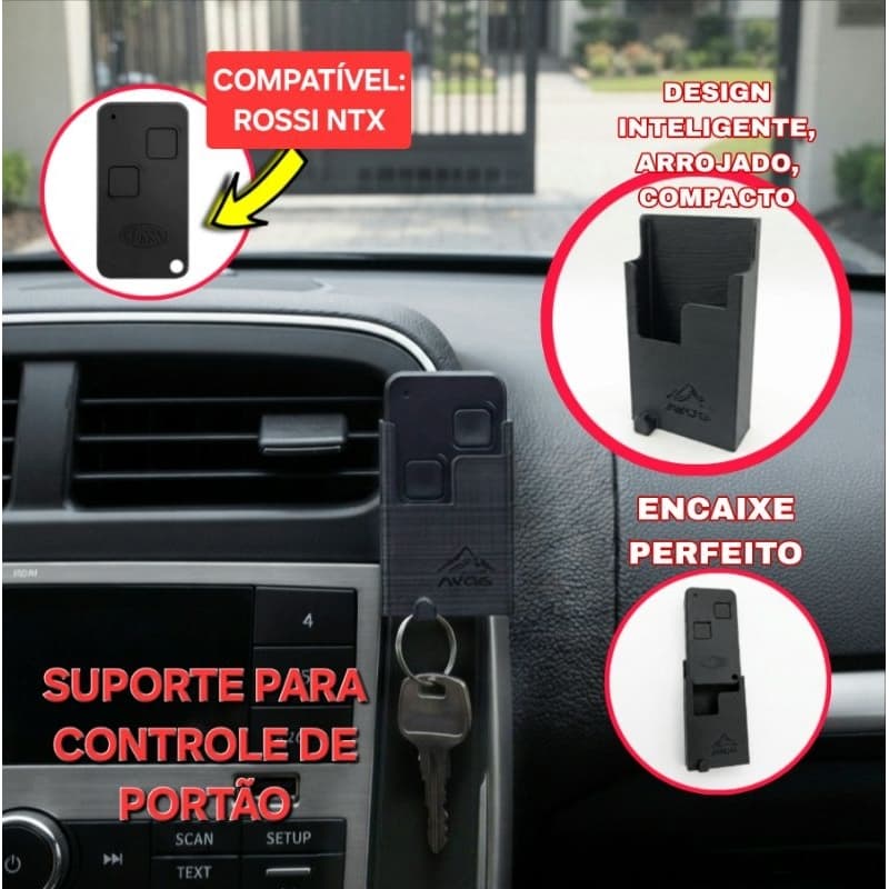 SUPORTE PARA CONTROLE DE PORTÃO ROSSI NTX