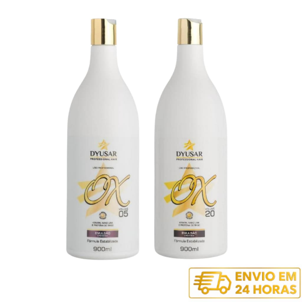 Kit 2 Oxidante Estabilizada 5 e 20 Vol DYUSAR Professional