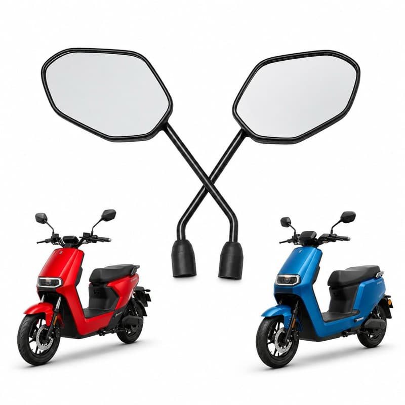Par Retrovisor Scooter Moto Elétrica M8 Direita Esportivo