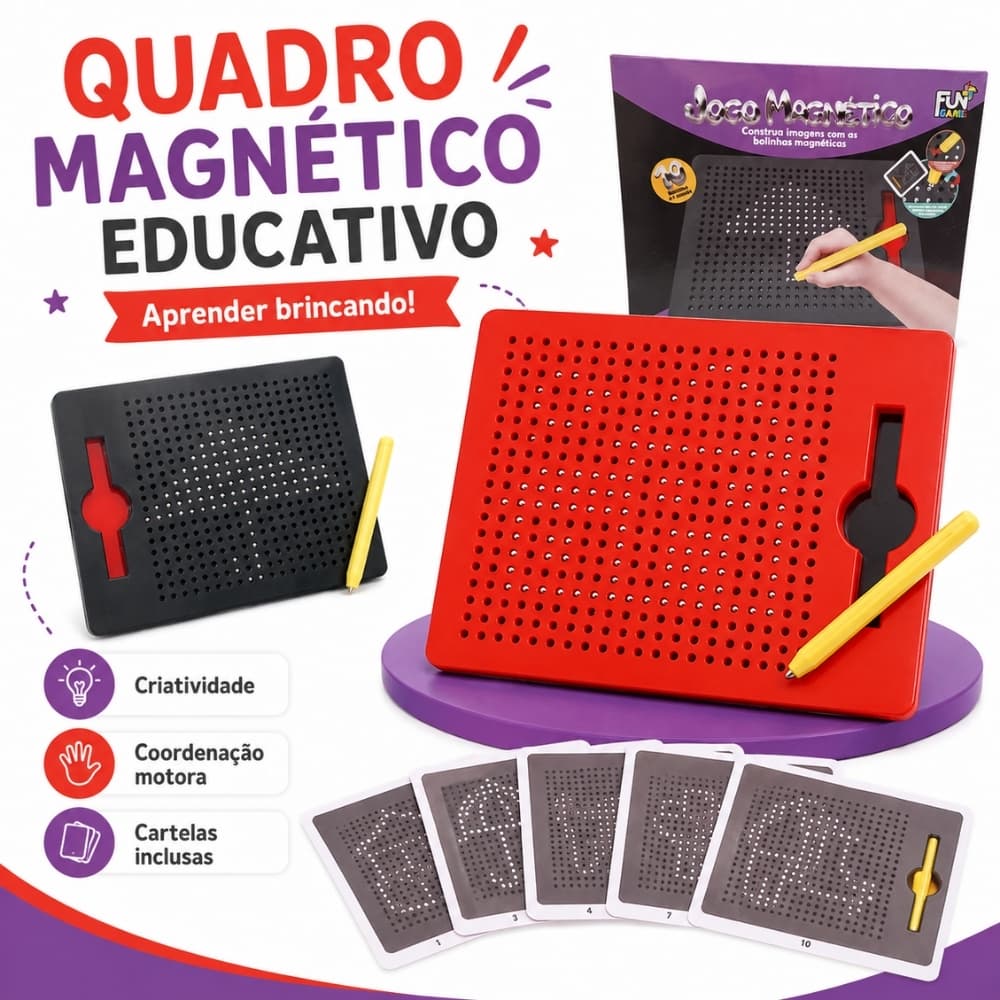 Lousa Mágica Prancheta Magnética Educativa Desenvolvimento Lúdico Para Todas  Idades Placa DeDesenho