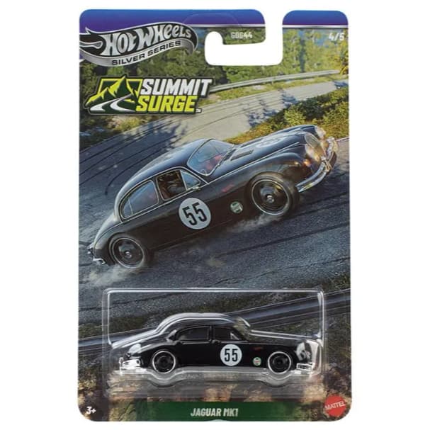 Hot Wheels Silver Series Jaguar MK1 - Summit Surge - Miniatura Mattel Original 1/64