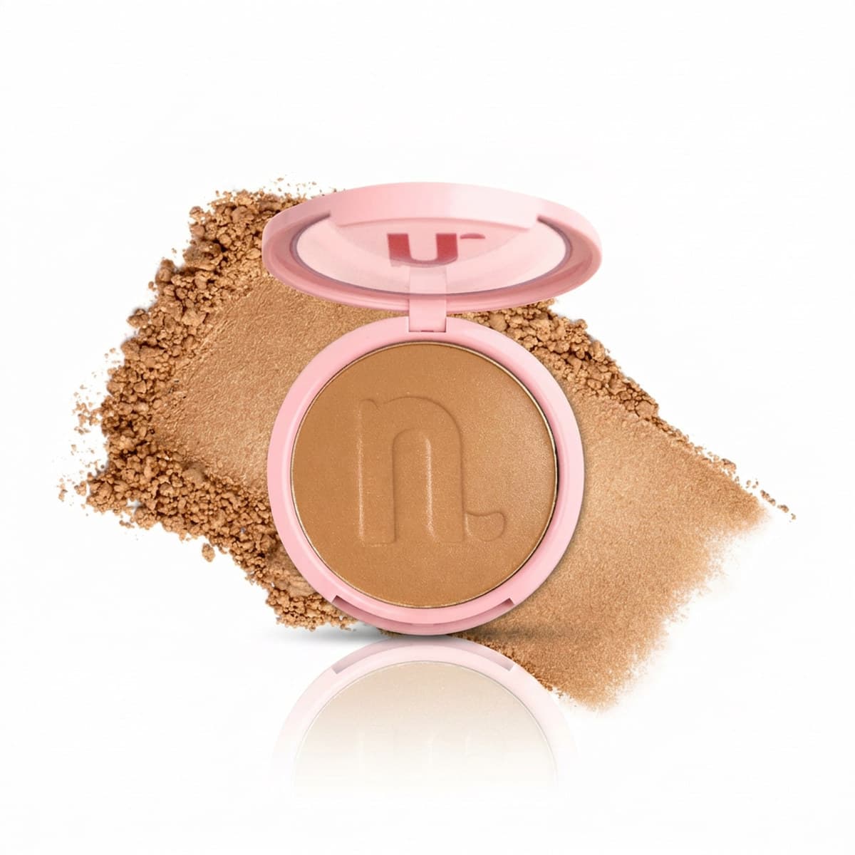 Nina Contorno Compacto Instant Matte Cor Sun Cintilante Maquiagem Alta Cobertura