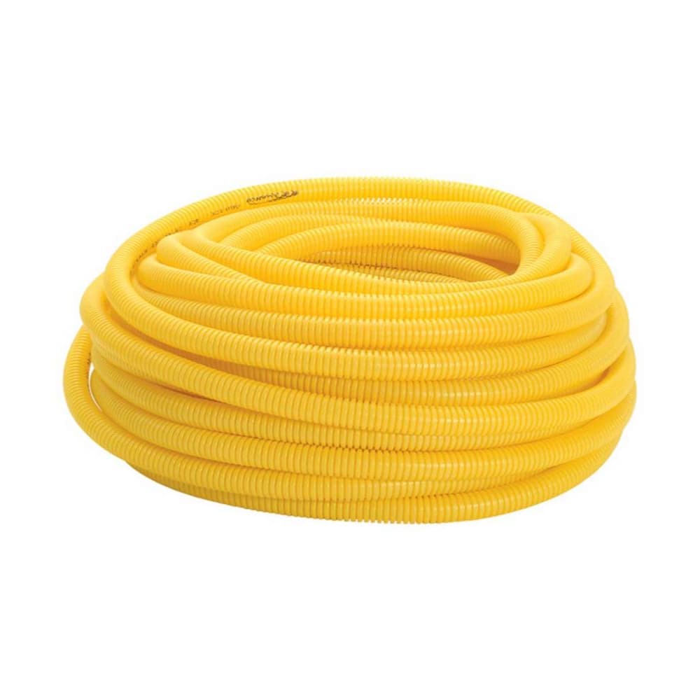 Conduite Corrugado Eletroduto Passar Fio 3/4" 50mt Amarelo Instalação Profissional Elétrica Reforçado