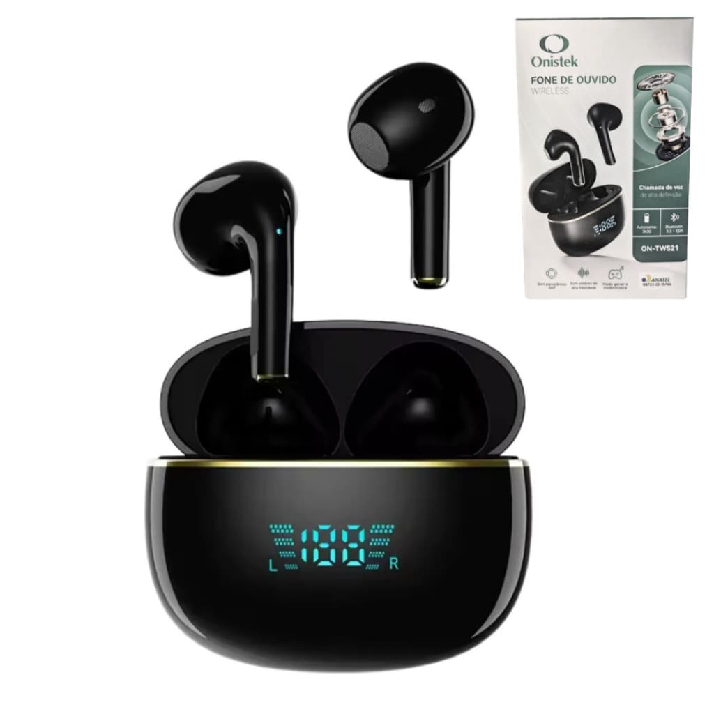 Fone De Ouvido Bluetooth 5.3 Sem Fio Esportivo Premium