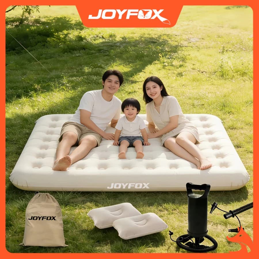 Colchão Inflável Para Casal 3-4 pessoas 200x180x23cm Colchão Inflável Suporta 200kg