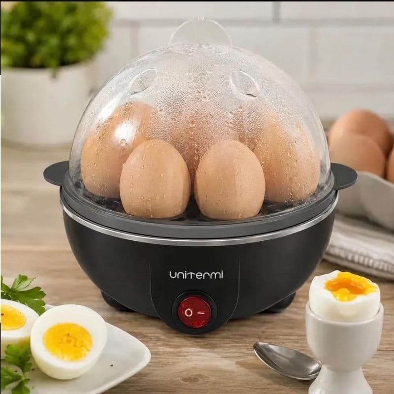 Cozedor De Ovos Elétrico Portátil Cozinha À Vapor Unitermi