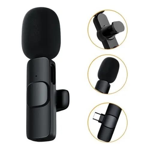 Microfone Lapela K9 Profissional Para Gravação Anti Ruido