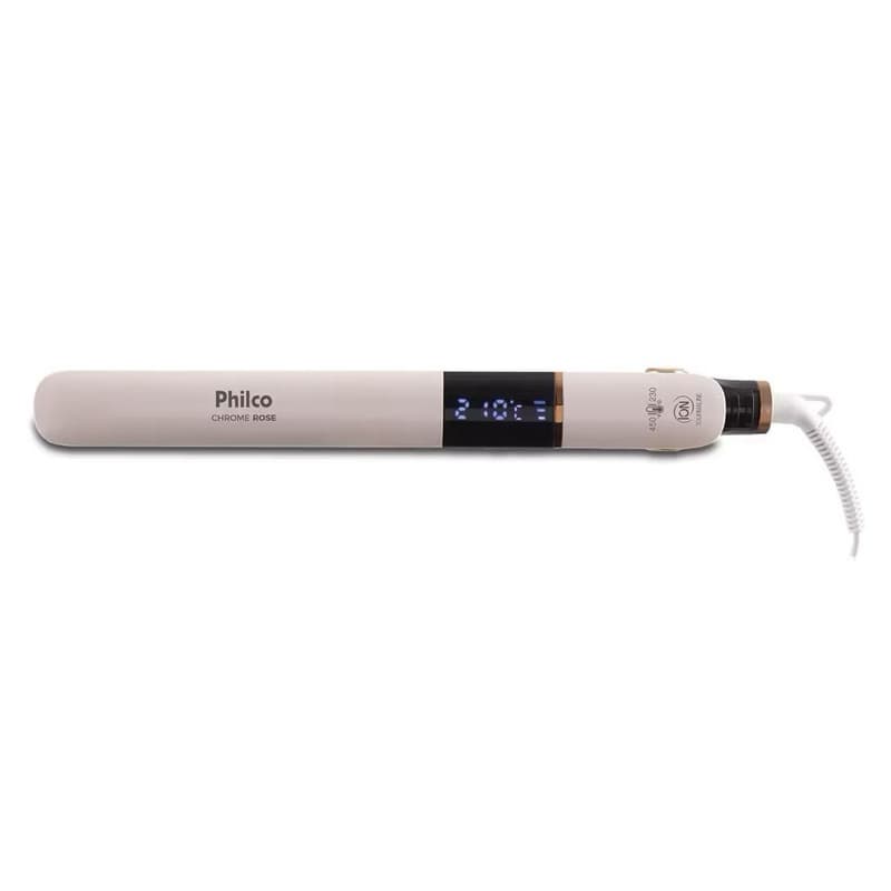 Prancha Alisadora Philco Chrome Rose + Escova Rotativa GAMA 3em1 USADAS