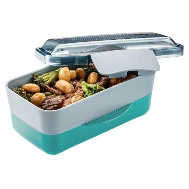 Marmiteira Lunch Box Electrolux Verde Resistente a Temperatura Marmita Lunch Box Tampa Easy Open Electrolux 2em1 Verde