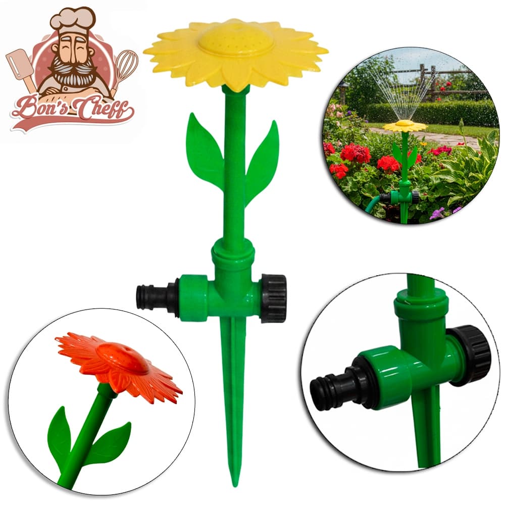 ESGUICHO PARA MANGUEIRA ASPERSOR IRRIGADOR GIRASSOL 32,5X10X9CM