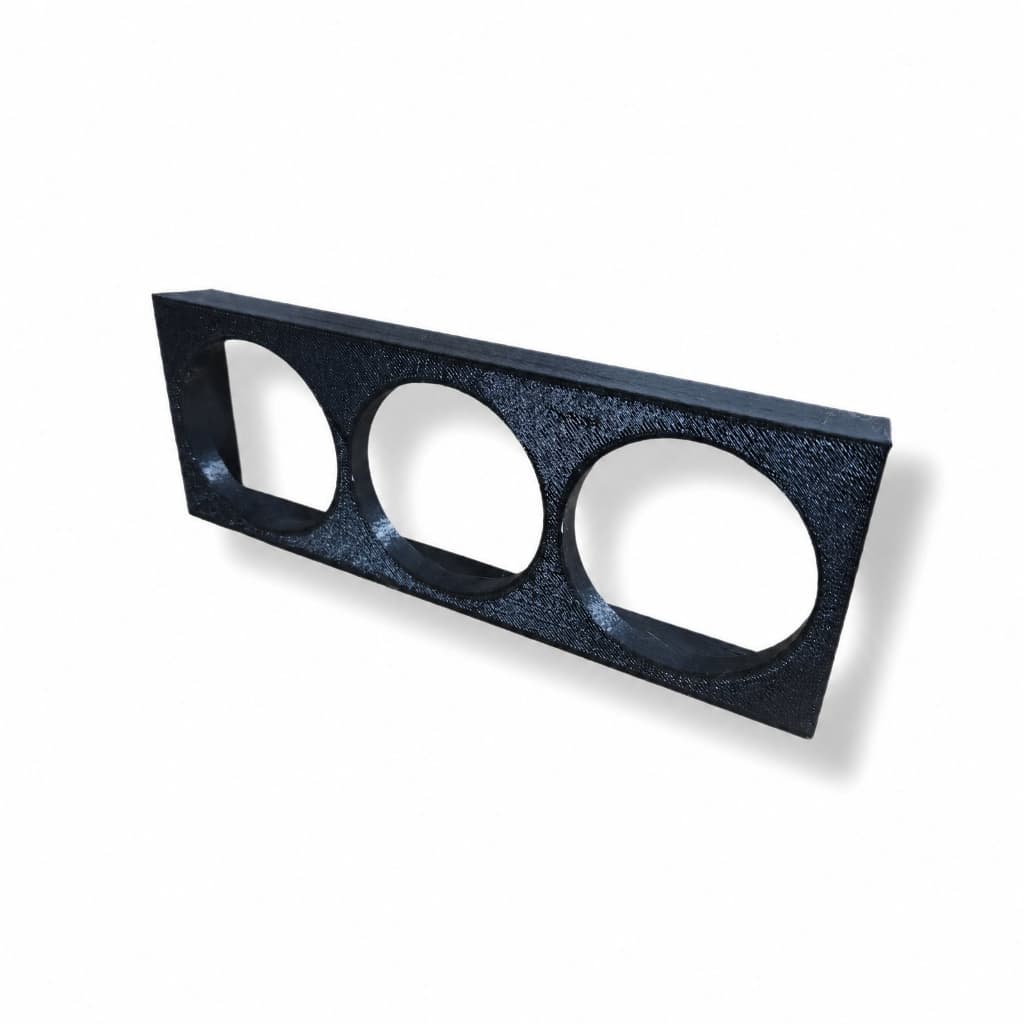 Suporte Manômetros Para Corcel 52mm Com 3 Entradas