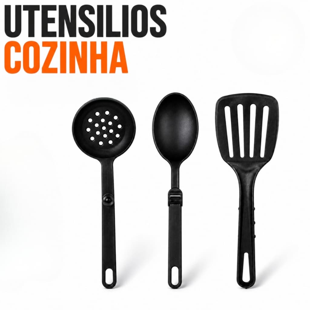 Utensílio de Cozinha 1 Unidade Escumadeira Colher Espátula Vazada Multiuso Resistente ao Calor