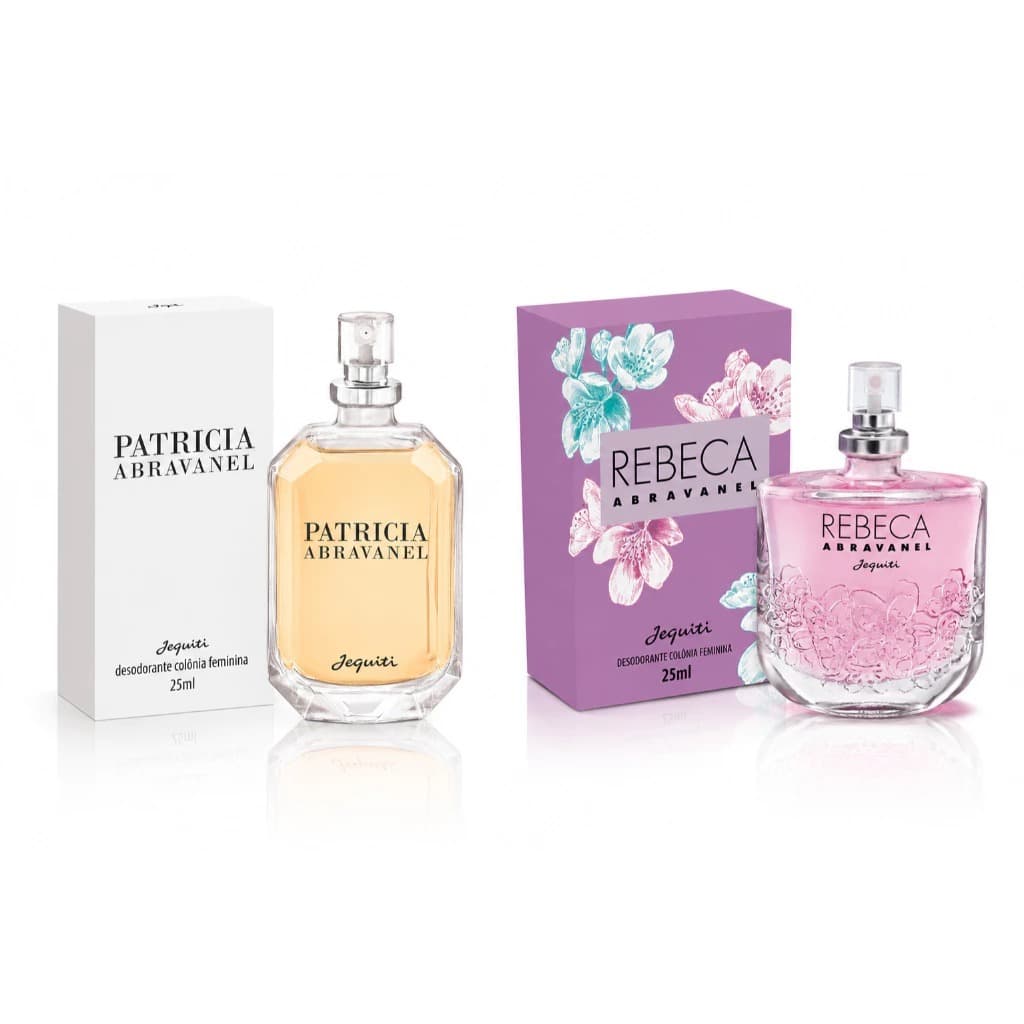 Kit 2 Perfume Jequiti Patricia Abravanel Original + Rebeca Abravanel 25ml cada