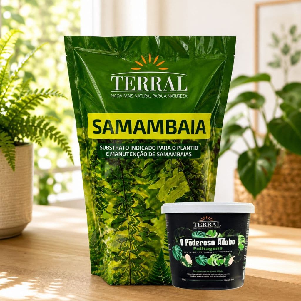 KIT SAMAMBAIA (1 SAMAMBAIA + 1 FOLHAGENS)