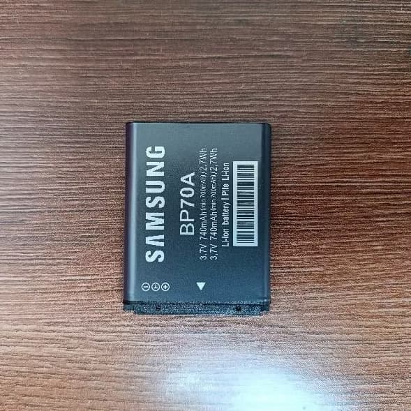 Bateria BP-70A BP70A 740mAh Para Câmeras Digitais Samsung ES65 ES70 ES80 PL120 PL20 ST70 ST150F