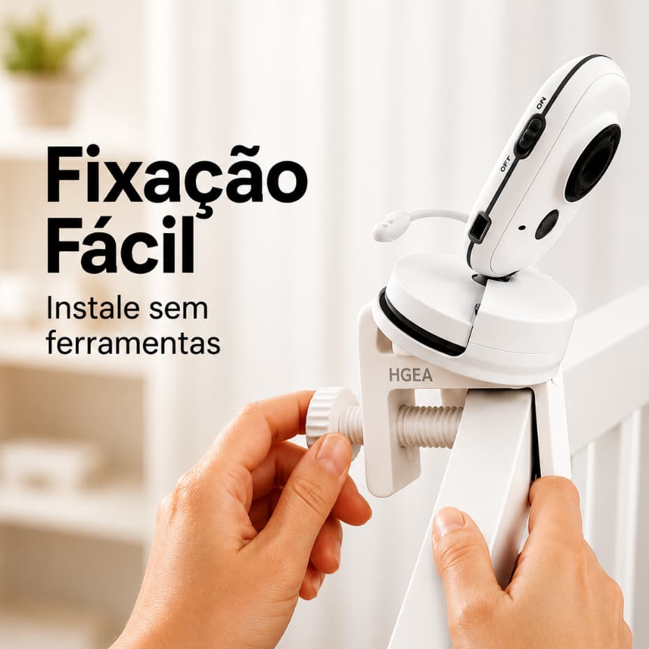 Suporte Baba Eletrônica Câmera Para Berço Universal
